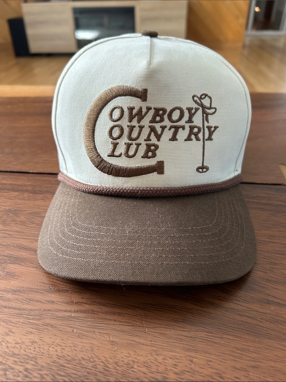 Sendero Provisions Co. Brown & Cream SnapBack Cap